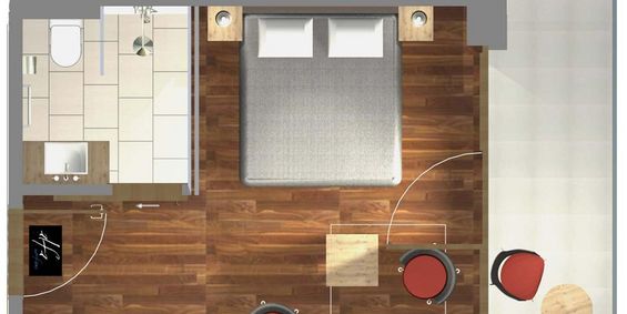 Grundriss Doppelzimmer